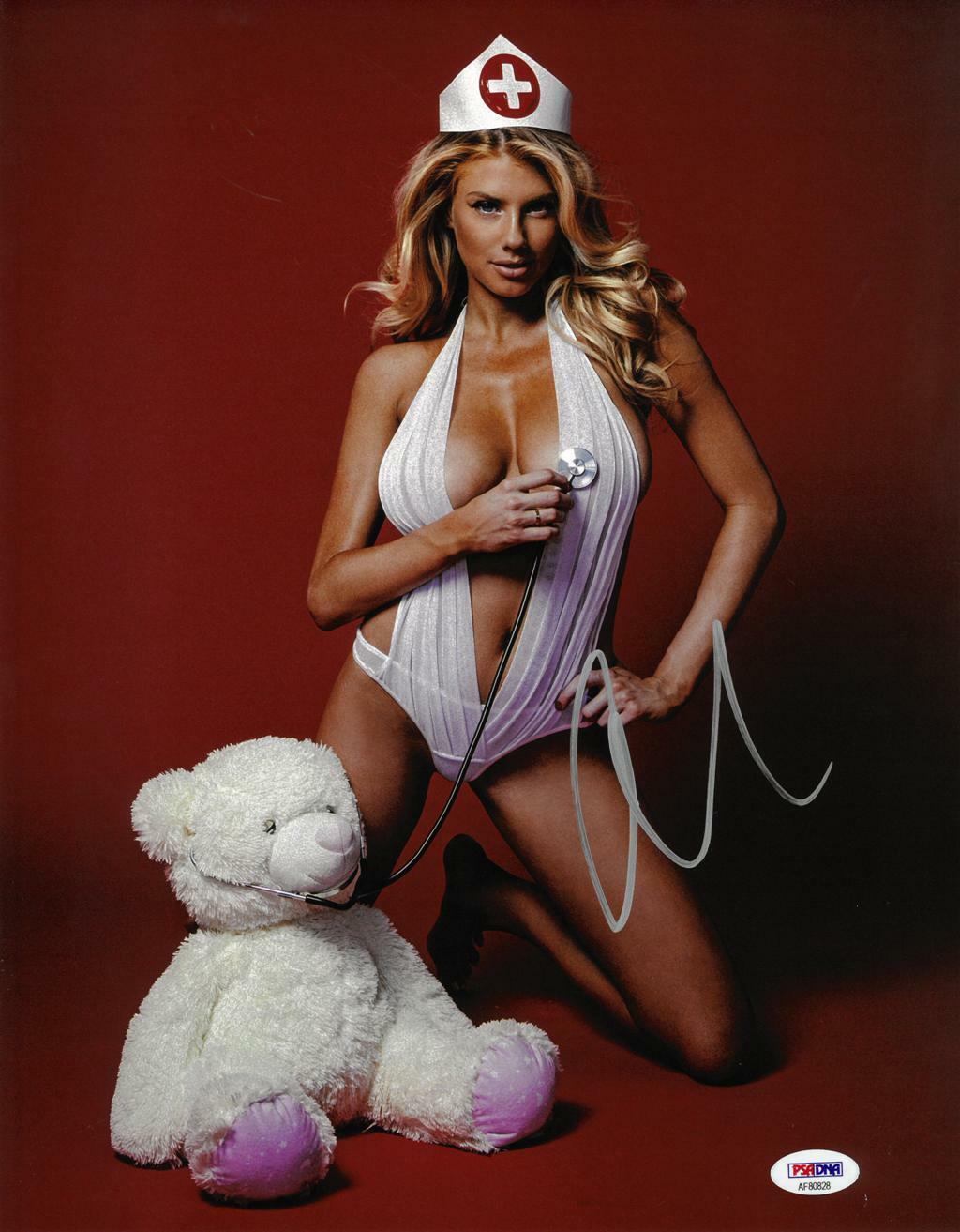 Charlotte McKinney Signed Sexy Authentic Autographed 11x14 Photo Poster painting PSA/DNA#AF80828