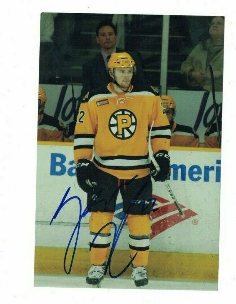 Jared Knight Providence Bruins Signed 4x6 Hockey Photo Poster painting W/Our COA