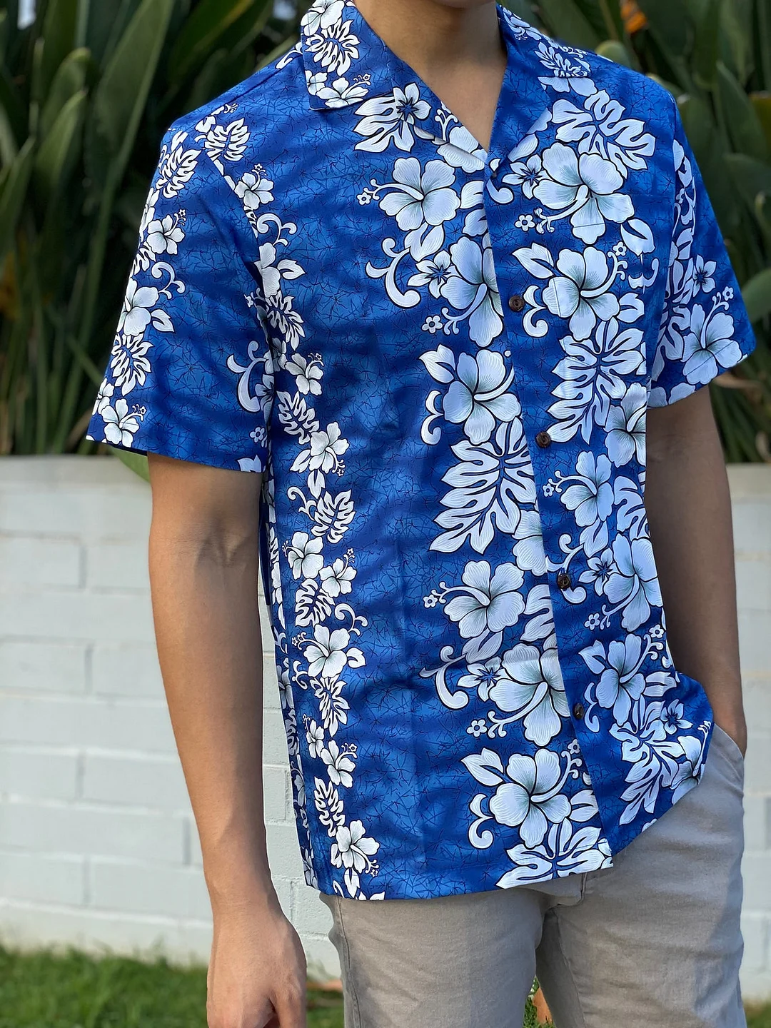 Men's Hawaiian Floral Print Shirt