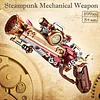 Finger Rock Ideas Steampunk Machine Gun Weapon Building Blocks Set