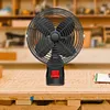 Air Circulator Fan Rechargeable Portable Camping Fan 2 Speed Settings for Car RV