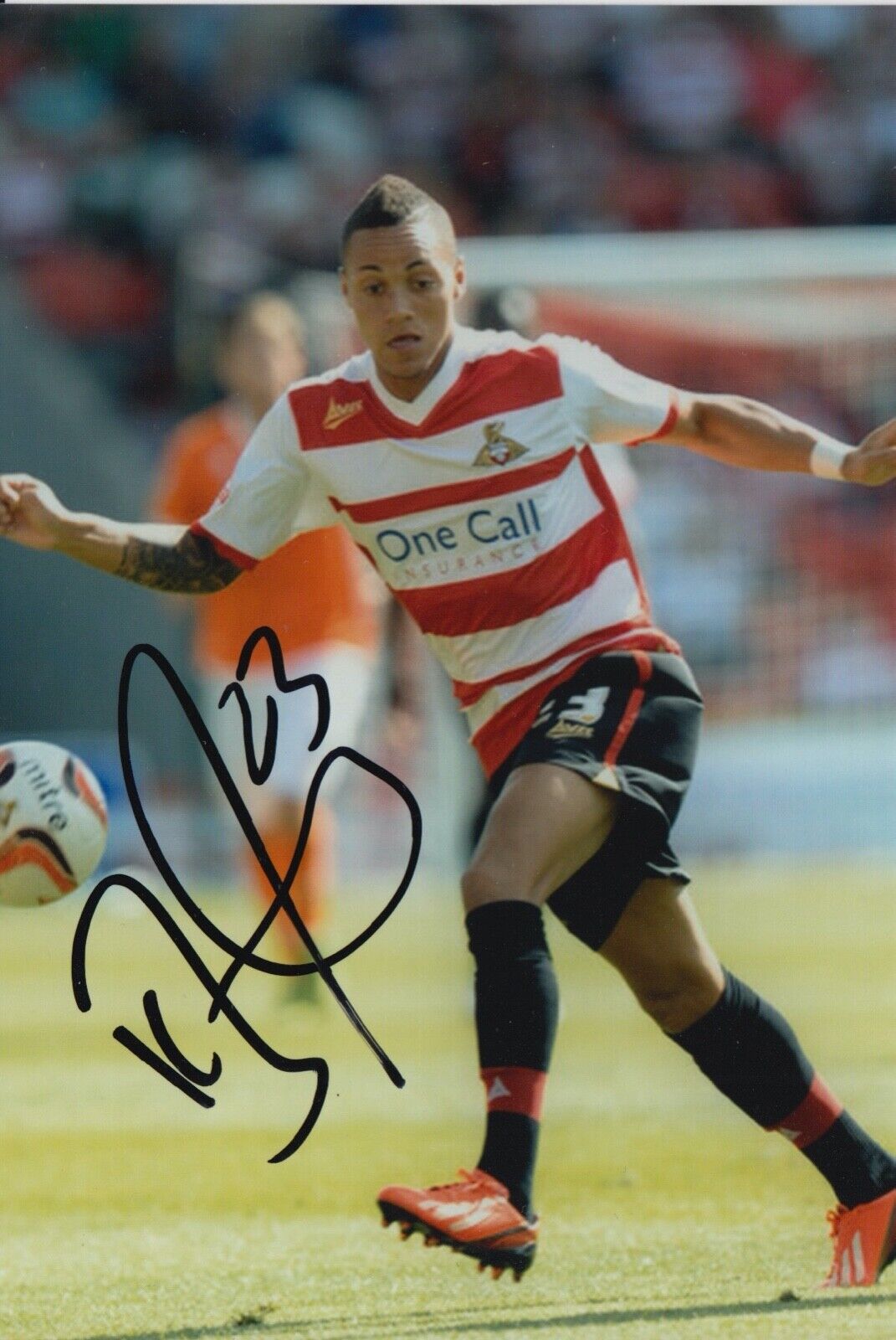 KYLE BENNETT HAND SIGNED 6X4 Photo Poster painting - FOOTBALL AUTOGRAPH - DONCASTER ROVERS 1.