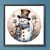 Diamond Painting-DIY Full Round Drill Snowman