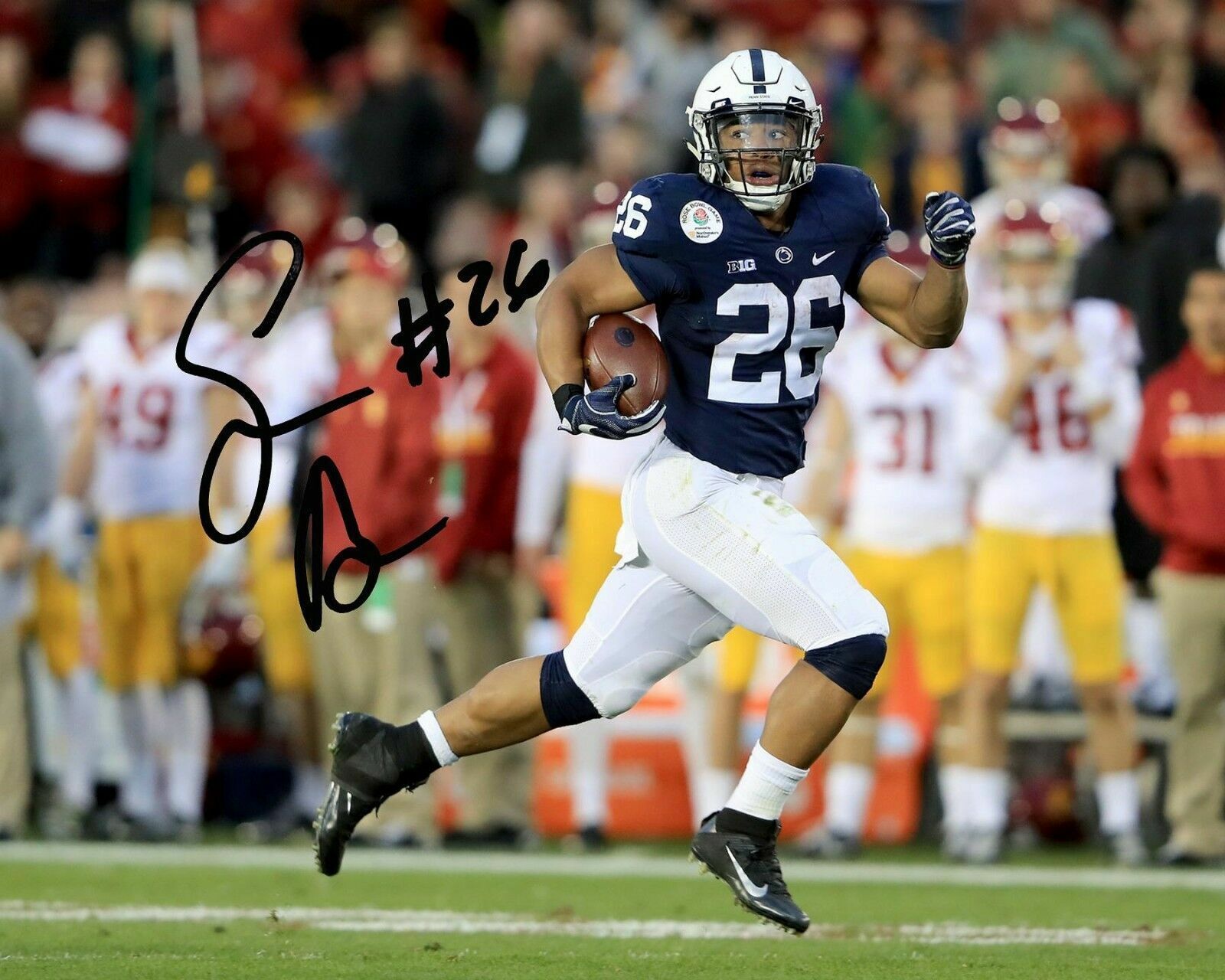 Saquon Barkley 8x10 Autographed Signed Photo Poster painting Penn State GIANTS REPRINT .