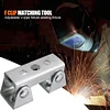 Magnetic V Type Welding Jig Clamps Adjustable V Pads F-Clamp Fixture Holder