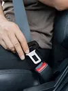 1 Pair Car Safety Belt Lock Tongue Seat Belt Latch Clasp Insert Lock Socket Plug