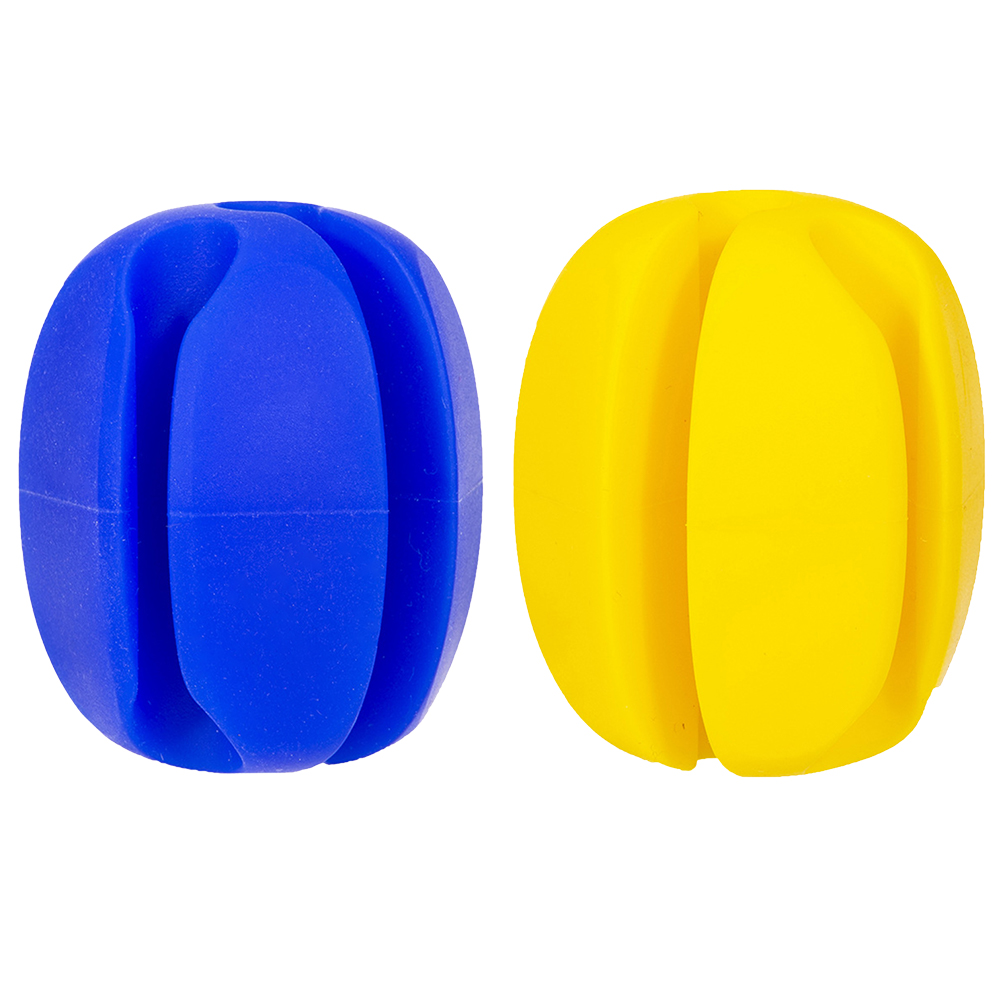 

Fishing Rod Stop Egg Shape Rubber Jammed Protection Fixed Bait Fishing Gear, Yellow, 501 Original