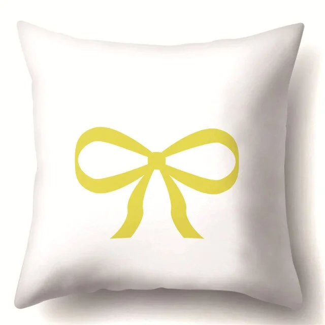 Linen Pillow Case - Nordic Style Abstract Geometric Animal