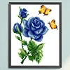 (US Local)Flower - 9CT Partial Beaded Cross Stitch Kit(30x35cm)