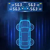Tire Pressures Monitoring System with 4 Sensors Real-Time Pressure Monitor with Solar Charge and USB LCD Display for Cars SUVs Trailer & Light Trucks (External)