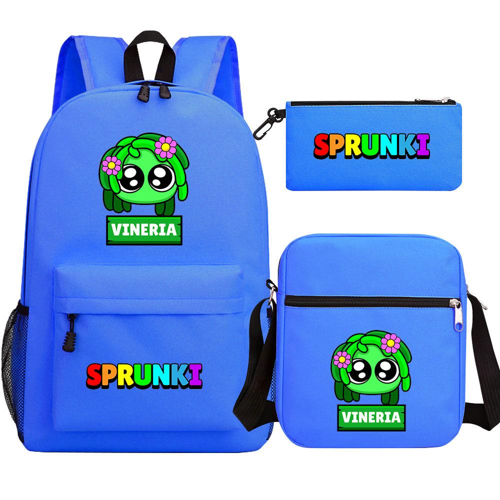 Mayoulove Sprunki Backpack Lightweight Design with Multiple Pockets for School Use-Mayoulove