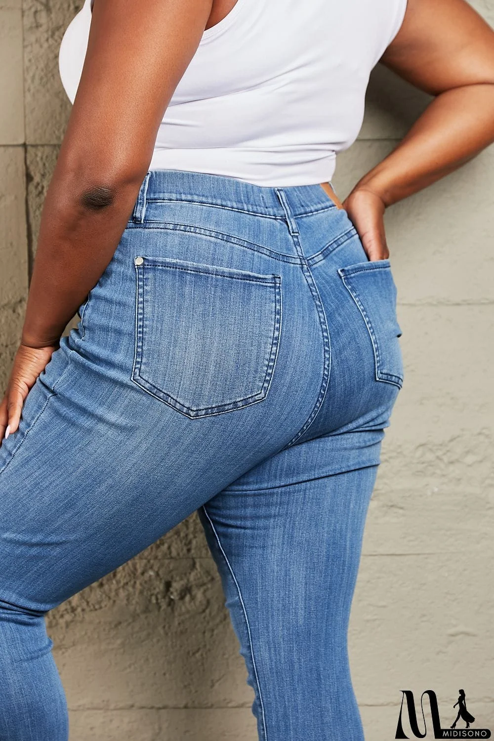 MidiSono - Judy Blue Janavie Full Size High Waisted Pull On Skinny Jeans