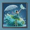 Belle jupe fille-sp&eacute;cial en forme de peinture de diamant-30 * 30cm