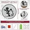 8pcs DIY Diamond Painting Coaster Kit With Holder - Cartoon