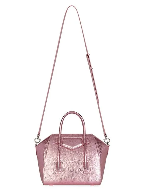 Givenchy Mini Antigona Lock Bag in Laminated Leather 4.9 out of 5 Customer Rating
