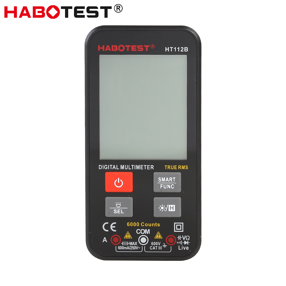 

HABOTEST HT112B 6000 Counts - Digital Multimeter, 501 Original