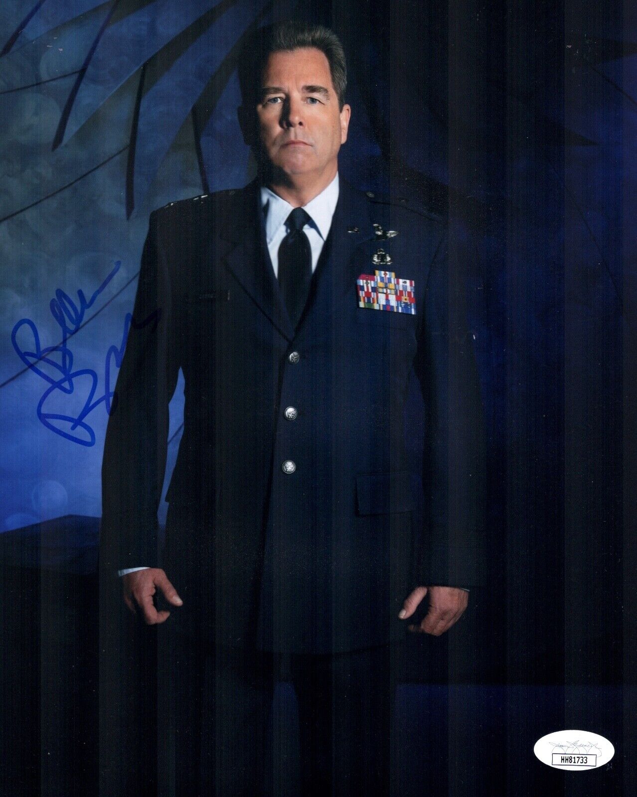 BEAU BRIDGES Signed STARGATE SG-1 8X10 Photo Poster painting IN PERSON Autograph JSA COA Cert