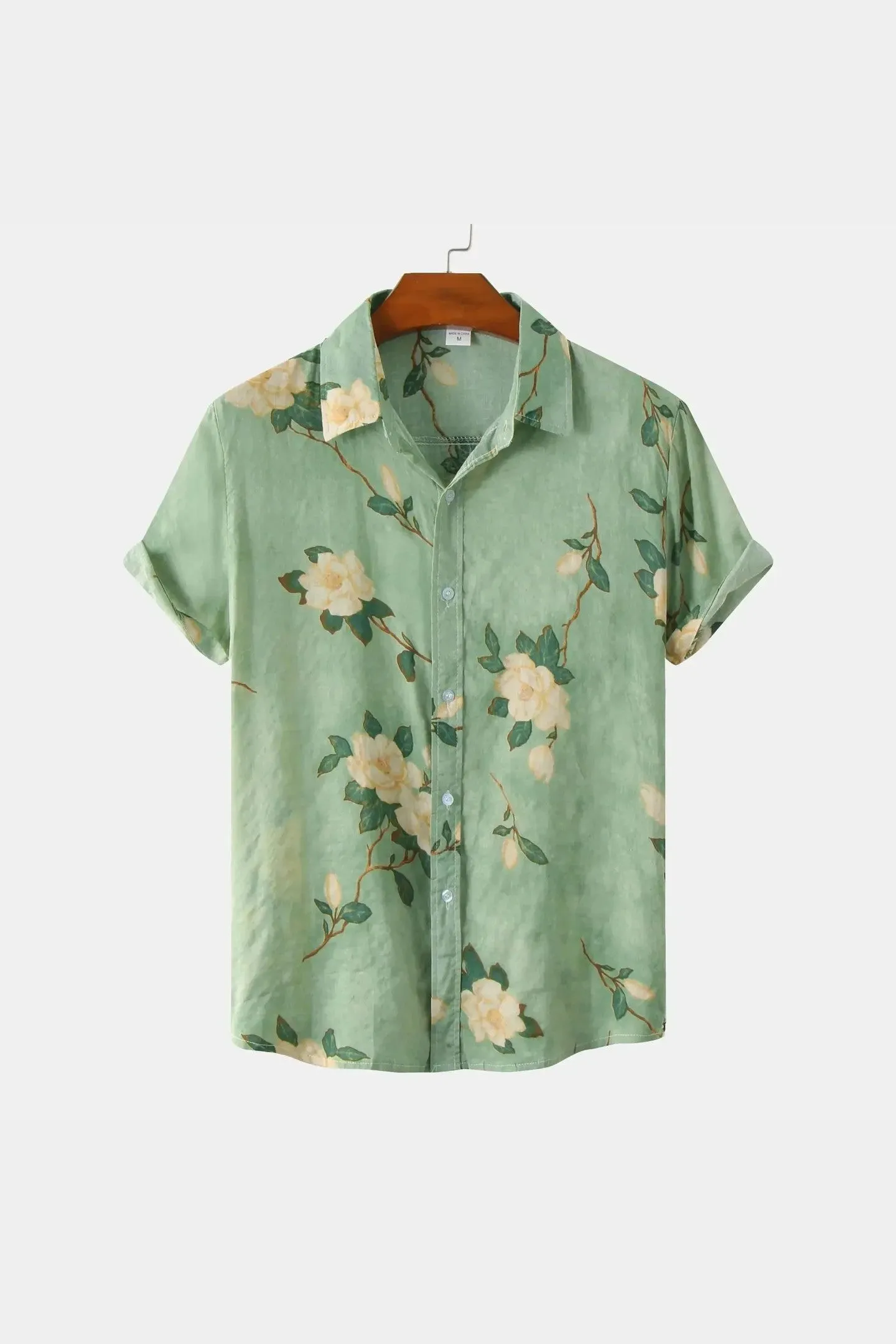 Men's Floral Print Shirt &ndash; Relaxed Fit Summer Holiday Shirt
