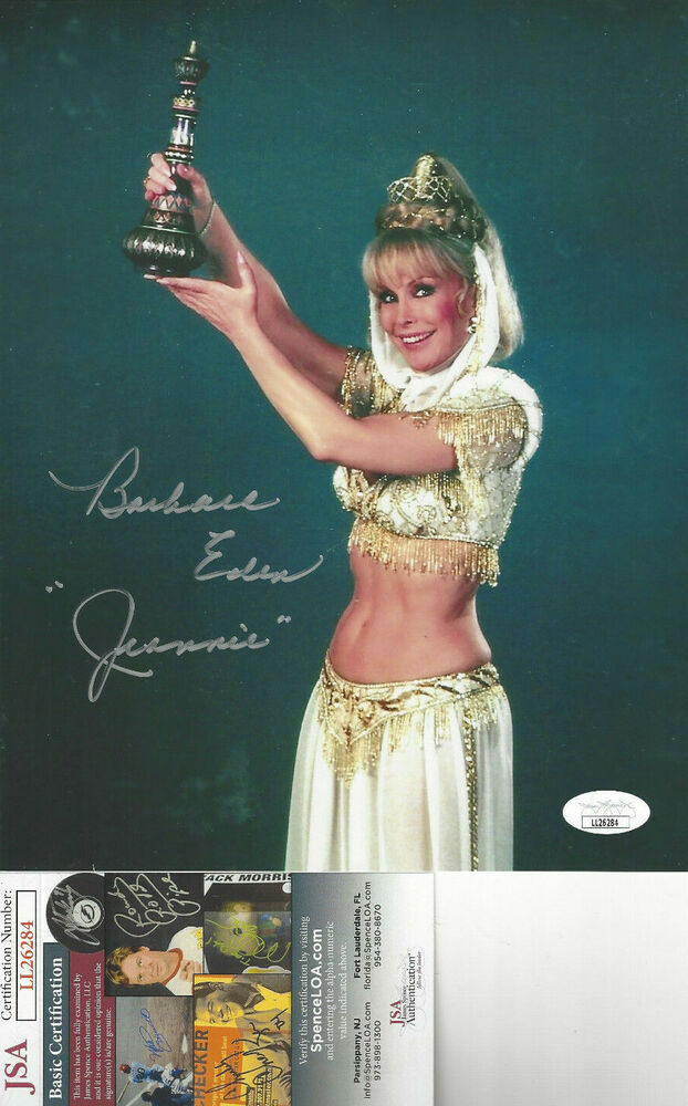 Barbara Eden I Dream of Jeannie autographed 8x10 classy  Photo Poster painting JSA Certified