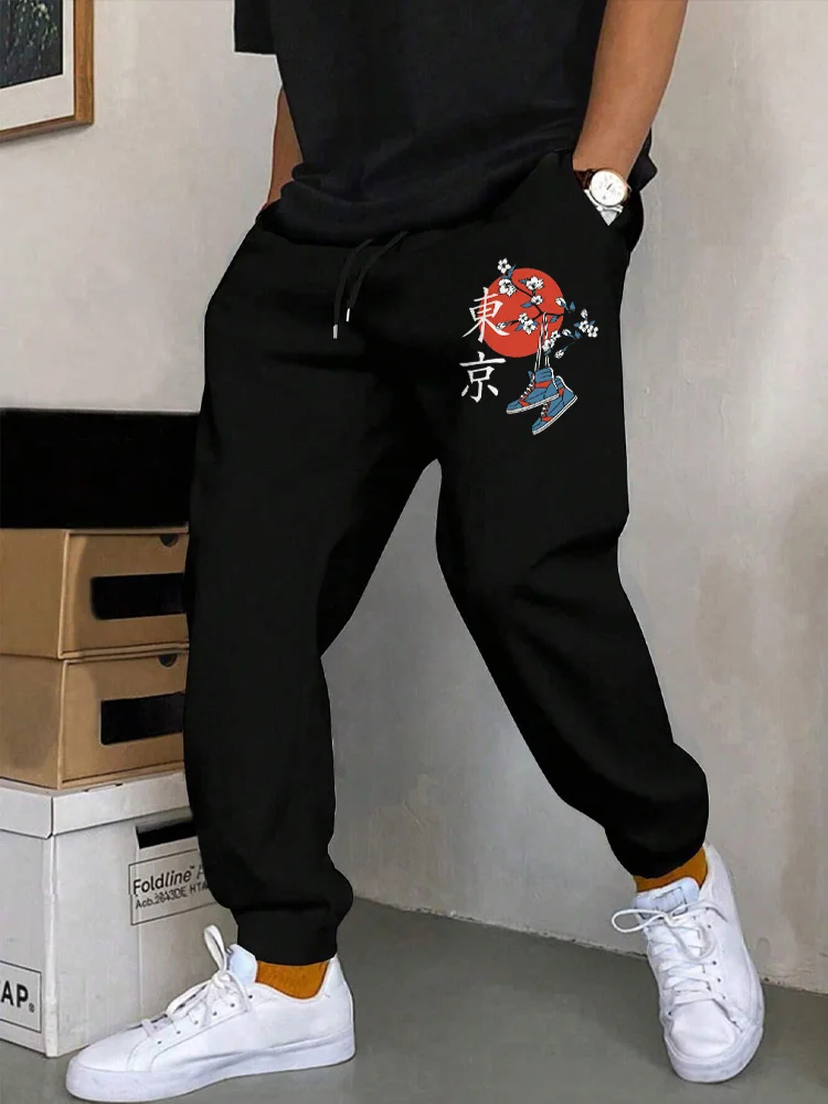 Tokyo Flower Printed Men's Sweatpants