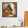 Diamond Painting-DIY Full Round Drill Autumn Cottage(40*40 CM)