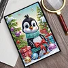 Weihnachtspinguin - 5d DIY Basteln Notizbuch