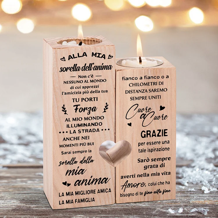 Candela Margherita con Biglietto Dedica - Idea Regalo Maestra | AS Design