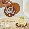 8PCS Diamond Painting Acrylic Coffee Coaster Kit with Holder for Beginner