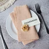 42 x 42cm Gentle Wedding Event Resturant Raw Edge Napkins