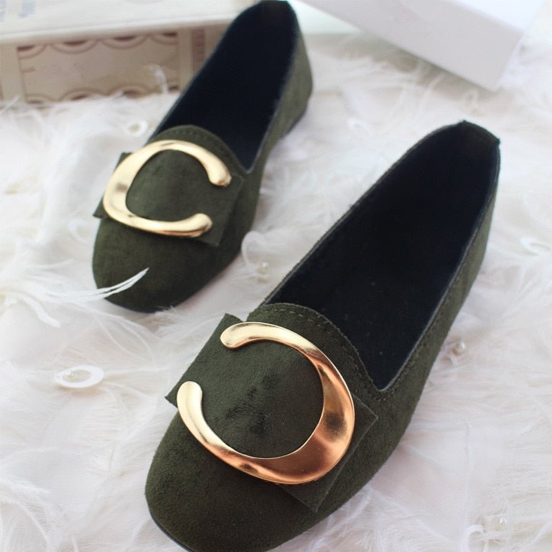 Comemore 2022 New Women Ballet Flats Shallow Shoes Woman Loafers Spring Summer Footwear Sweet Casual Ladies Flat Plus Size 42 43