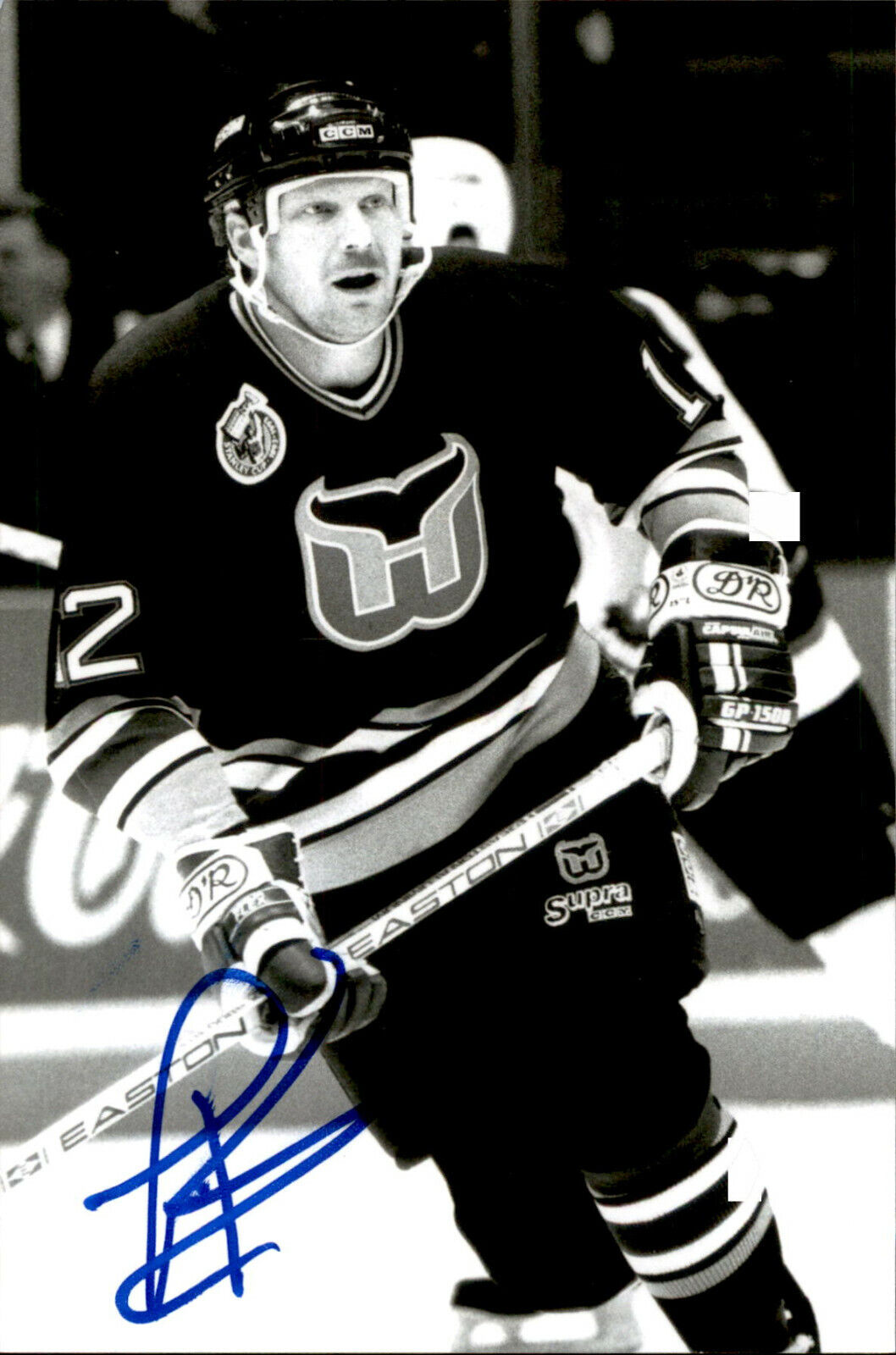 Tim Kerr SIGNED autographed 4x6 Photo Poster painting HARTFORD WHALERS