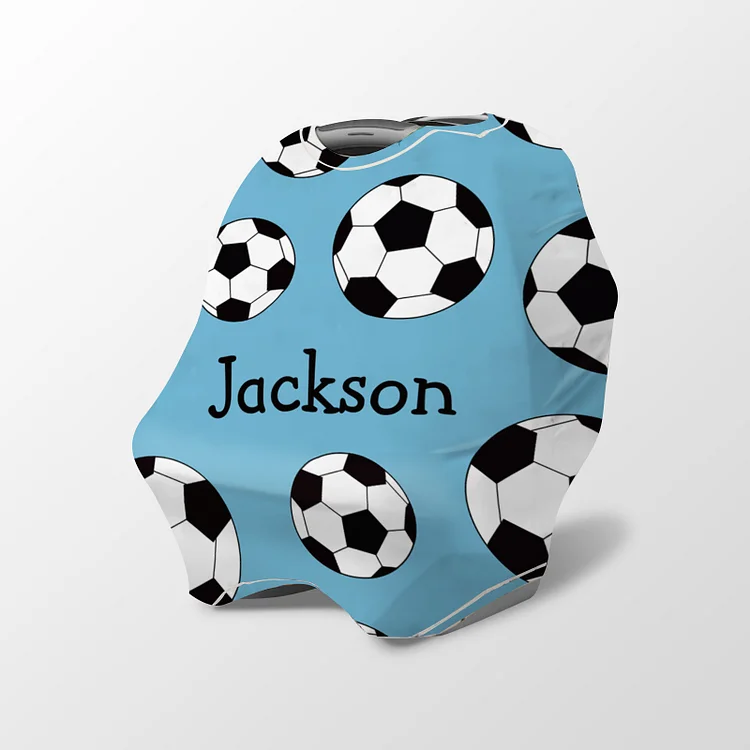 Personalized Soccer Baby Car Seat Canopy| Canopyl194