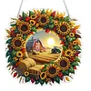 Autumn DIY Diamond Painting Acrylic Special Shape Pendant Hanging Kit