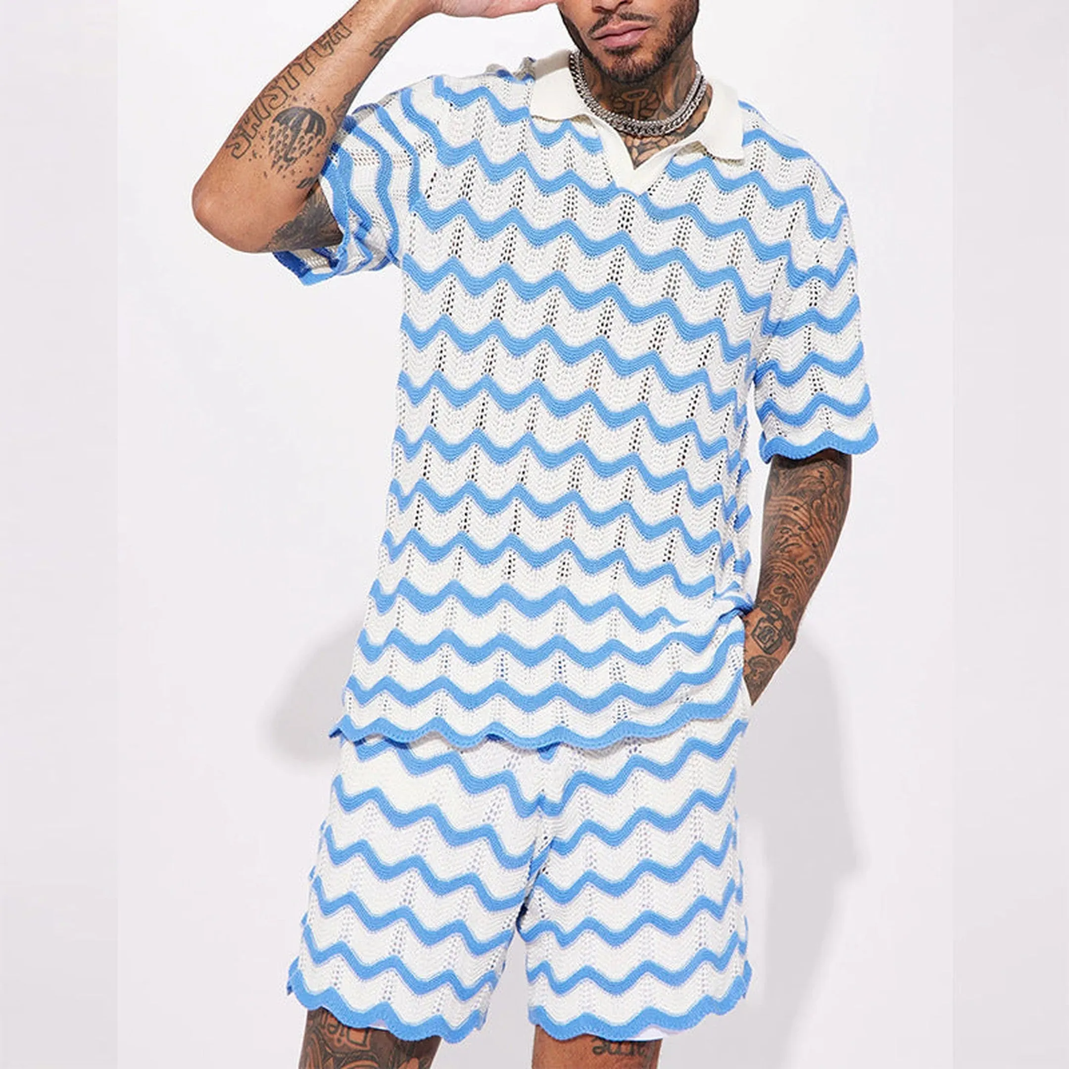 Men's Soft Knitted Co-ord Set &ndash; Relaxed Two-Piece Loungewear