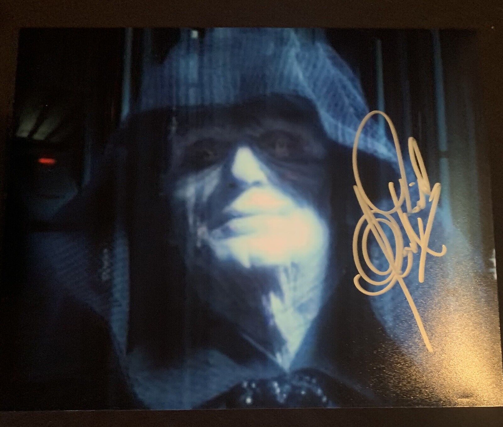 clive revill signed 8x10 Star Wars Auto senator palpatine