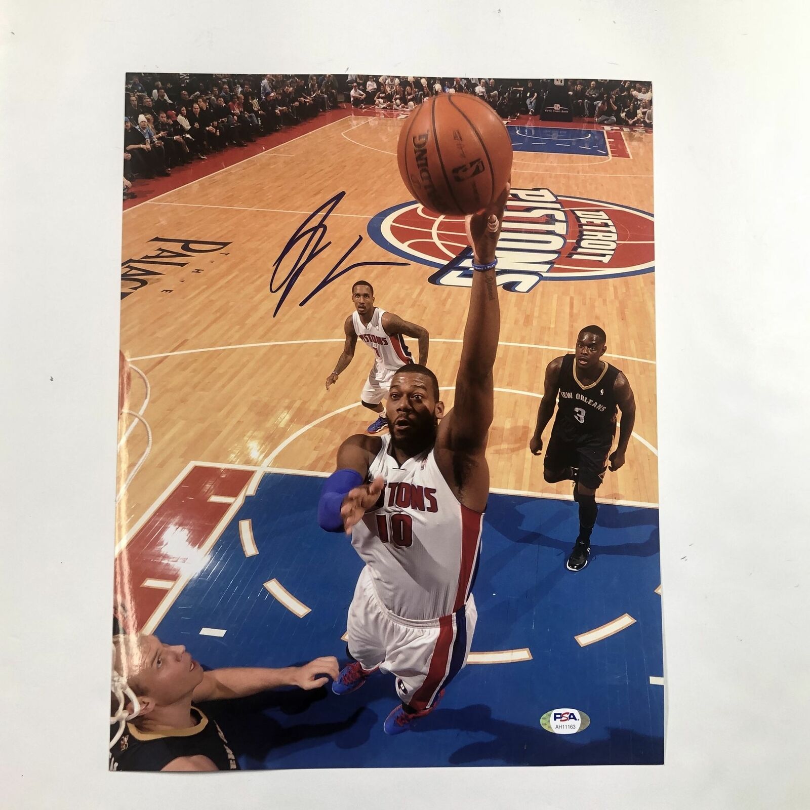 Greg Monroe signed 11x14 Photo Poster painting PSA/DNA Detroit Pistons Autographed Bucks