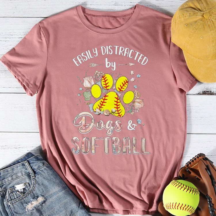 AL™ Funny softball T-shirt Tee - 01264-Annaletters