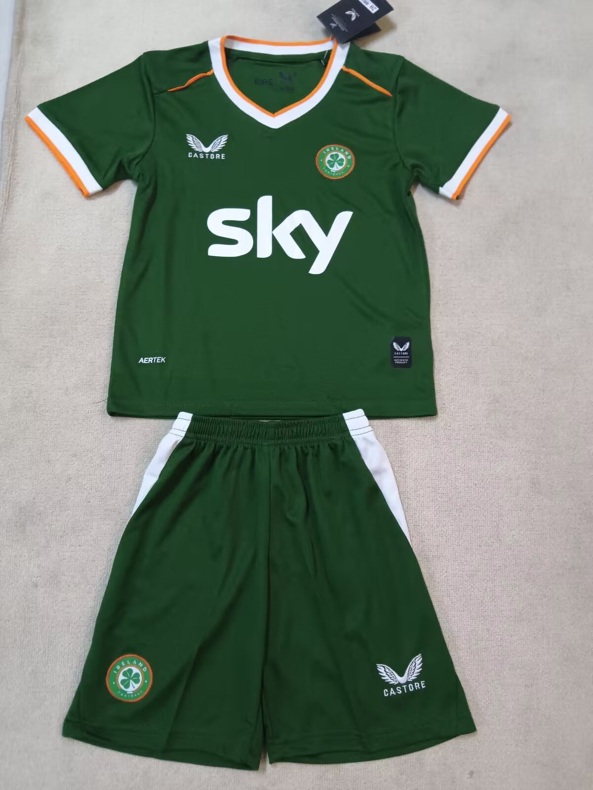 2026 Kids Size Ireland Home Football jersey 