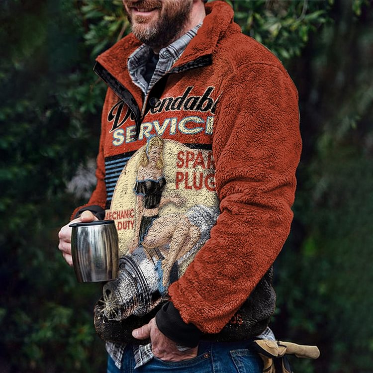 Men's lamb cashmere western pullover
