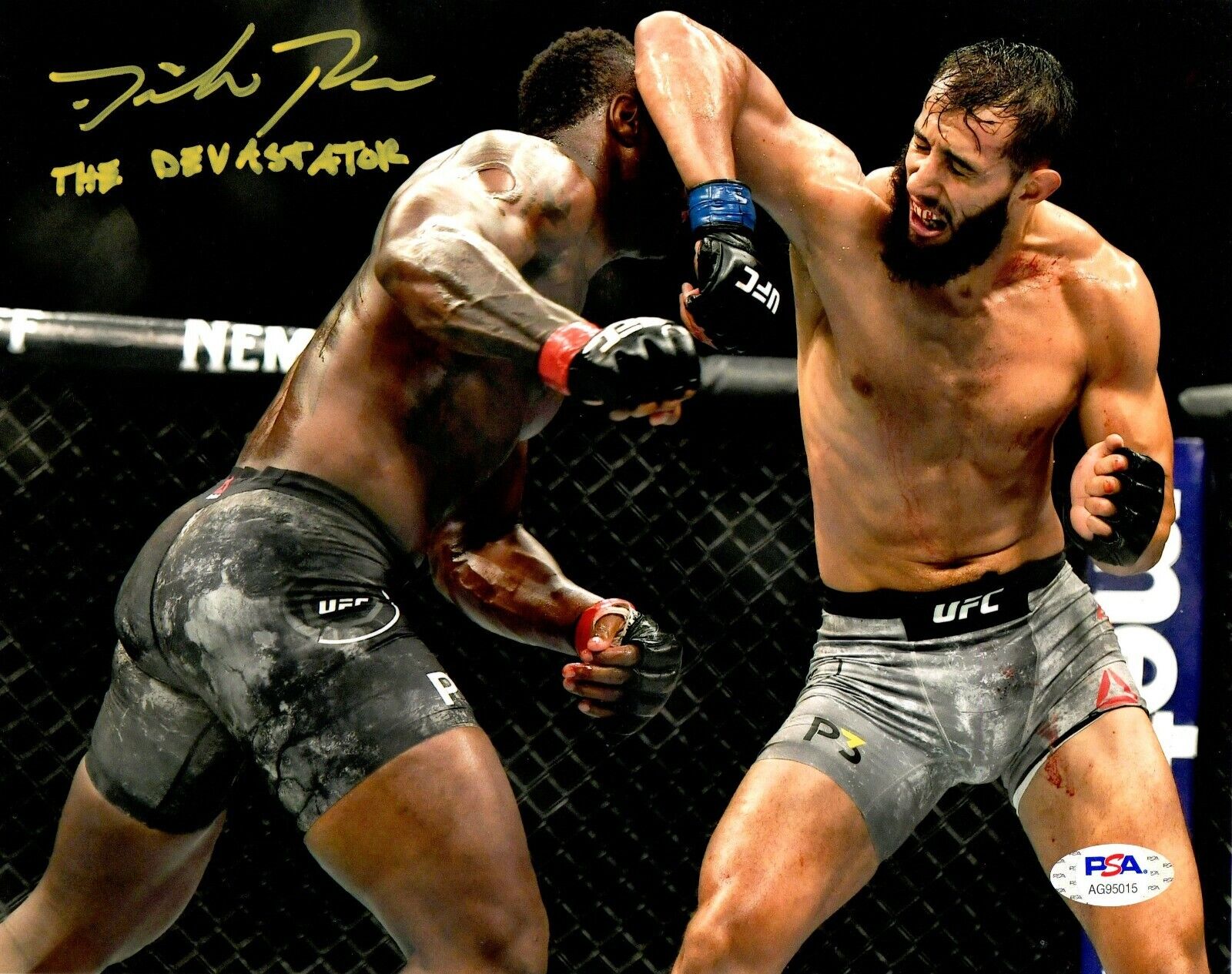 Dominick Reyes autographed signed inscribed 8x10 Photo Poster painting UFC The Devastator PSA