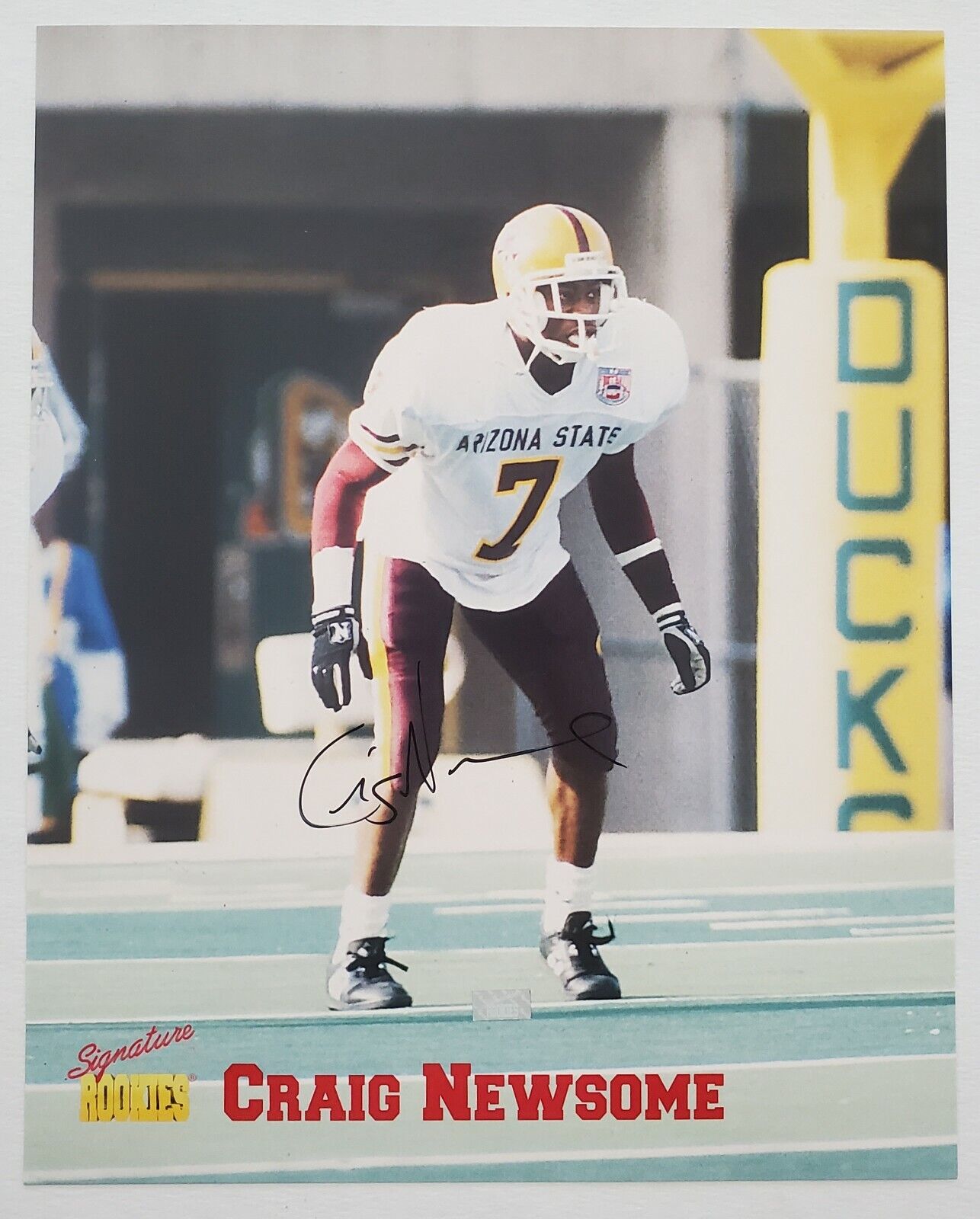 Craig Newsome Signed Signature Rookies 8x10 Photo Poster painting College Arizona State NFL RAD