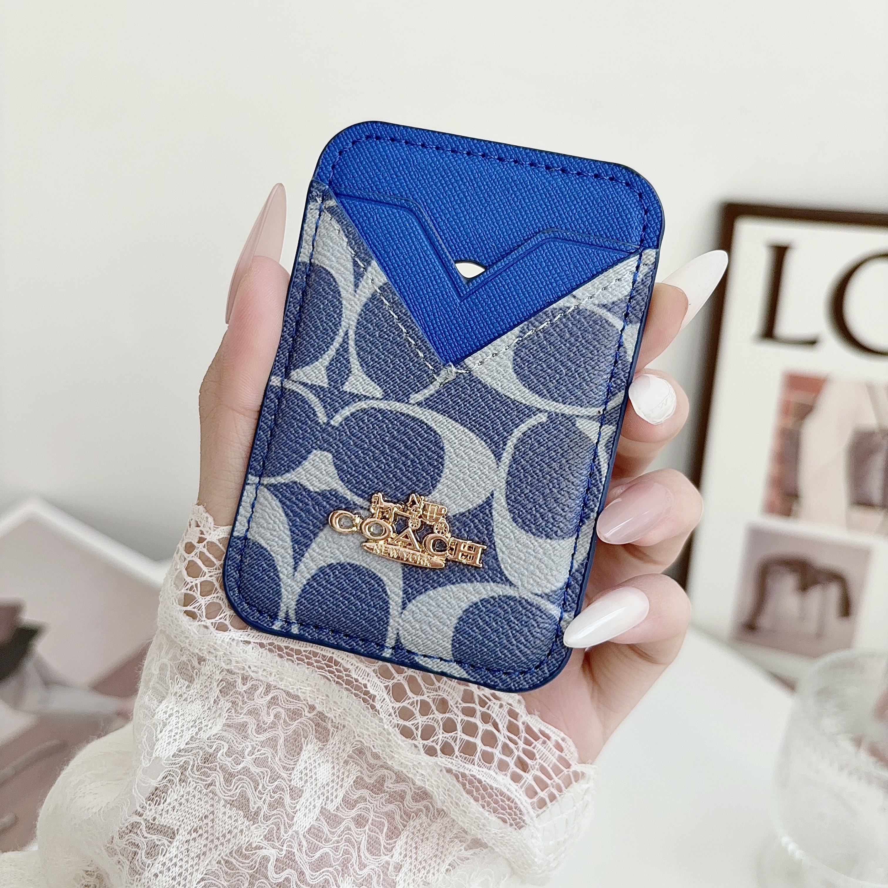 Coach Monogram MagSafe Card Holder | Luxury Magnetic Phone Wallet for Your Daily OOTD