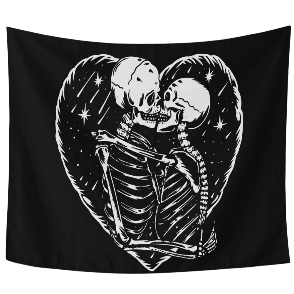 

Punk Skull Printed Wall Hanging Tapestry Carpet Bedspread Beach Mat (17 M, 501 Original
