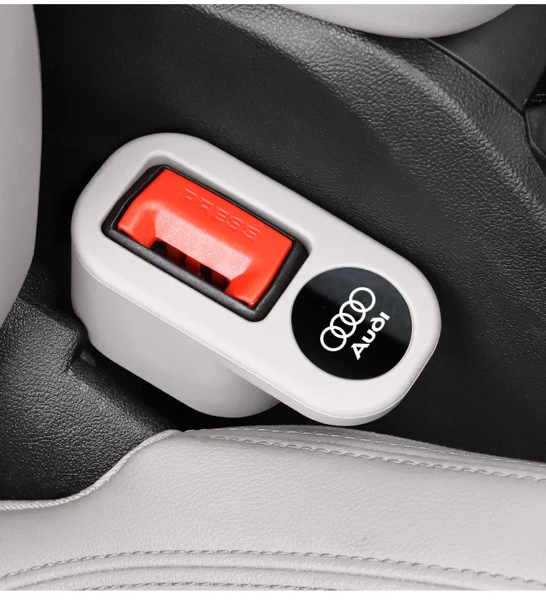 Car Seat Belt Socket Protector Silicone Cover Fixer