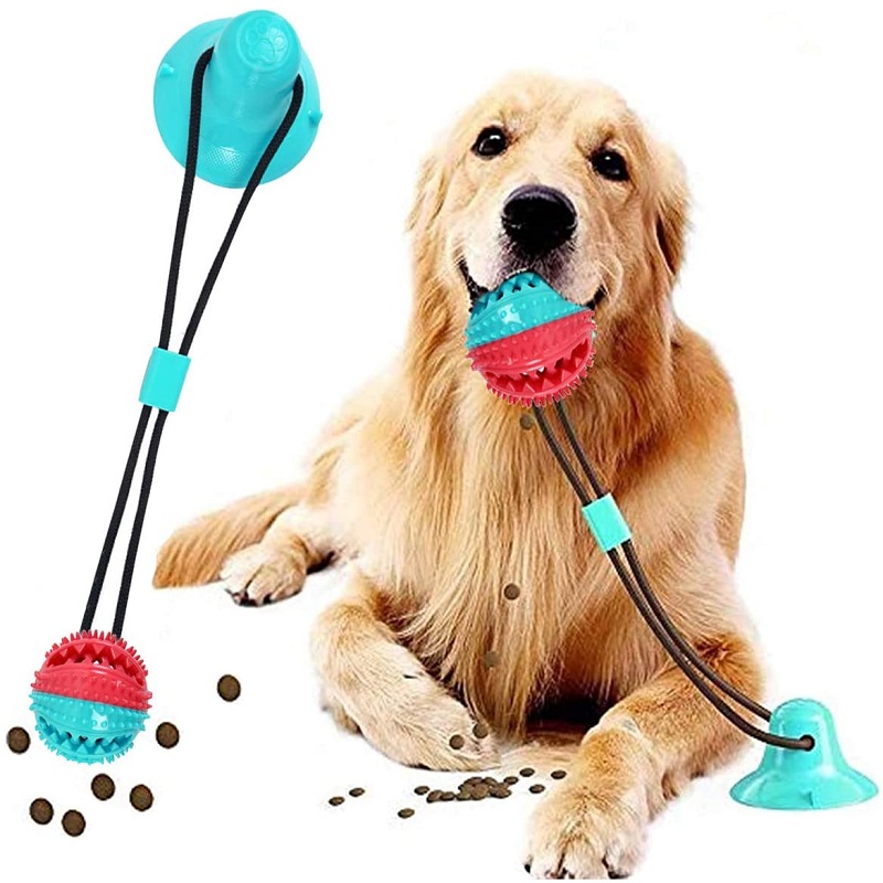 

Multifunctional Dog Sucker Pull Force Resistant Bite Food Leakage Toys, 501 Original