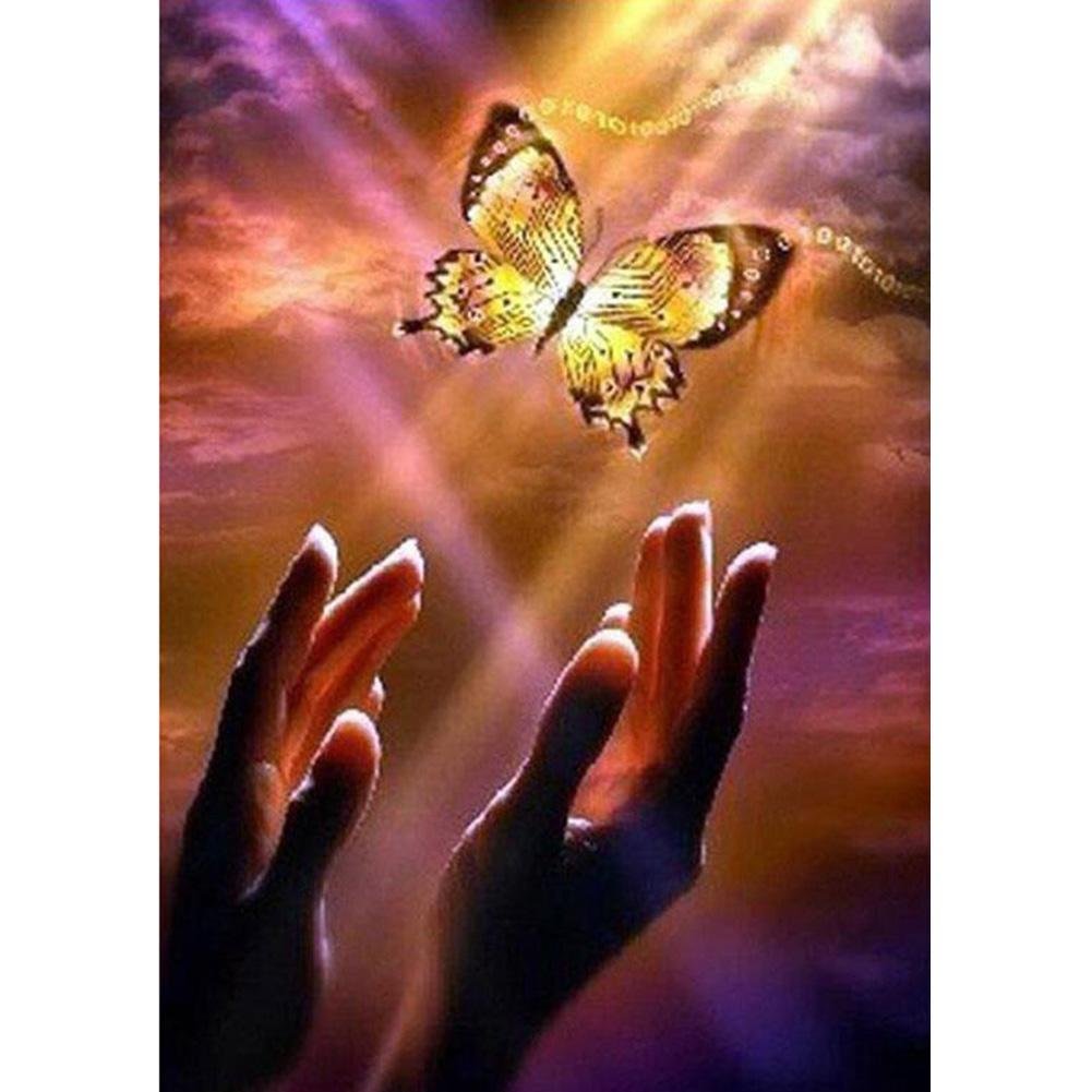 Full Round Diamond Painting Butterfly (40*30cm)