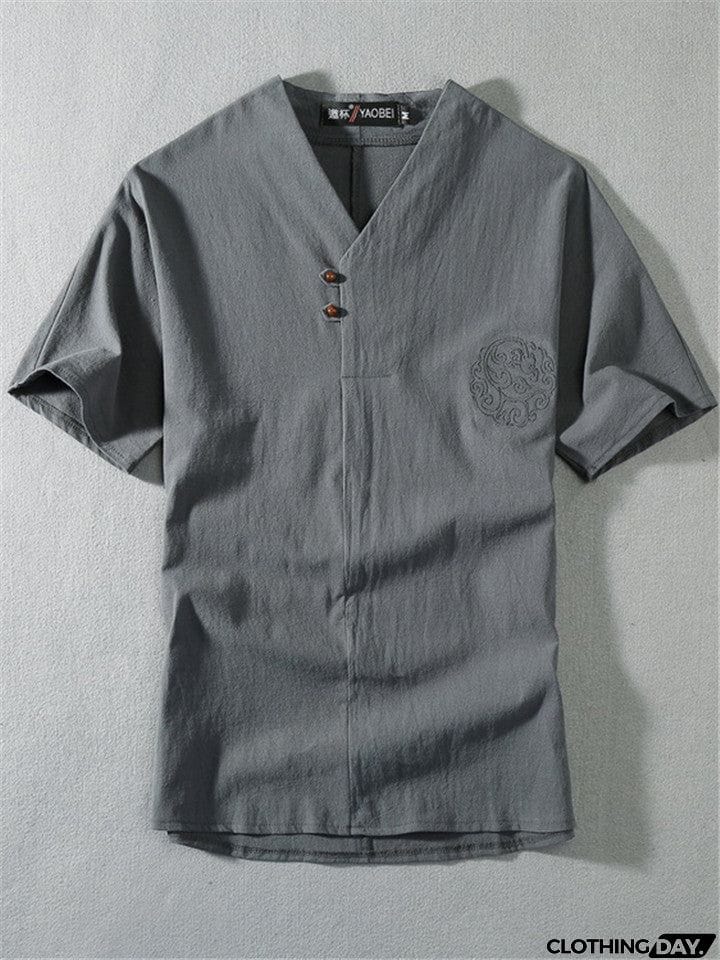 Mens Linen Short Sets