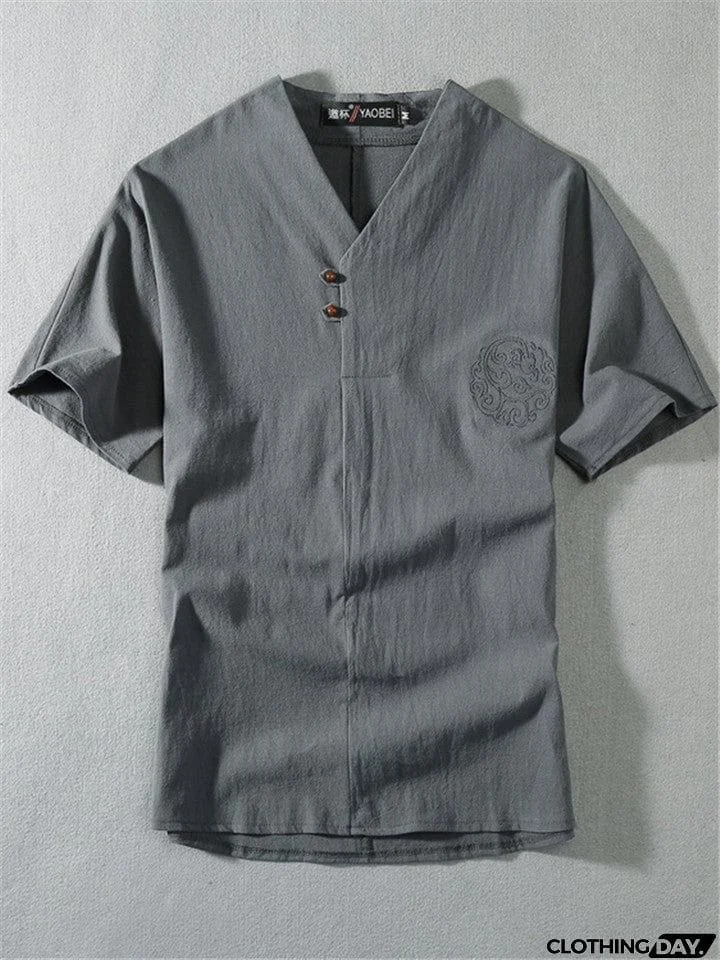 Mens Linen Short Sets