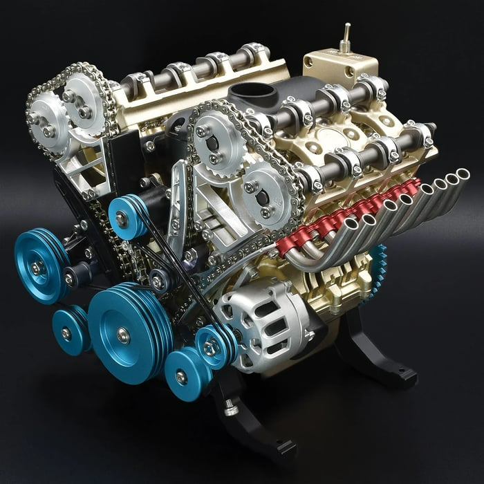 V8 Engine Reference Model LIMITED EDITION 🚗V8 Car Engine Model Kit