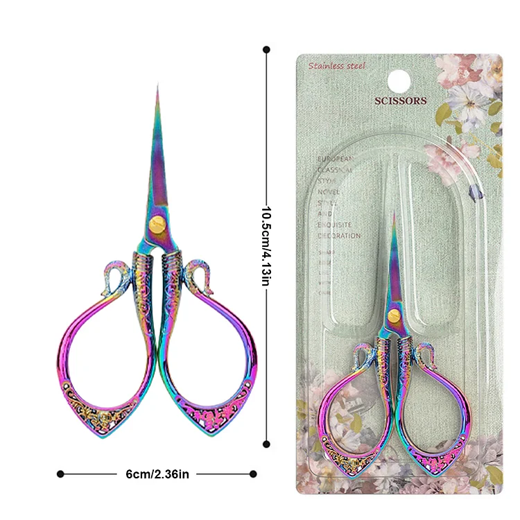 Needlework Detail Scissors | Westcott | Fine Point | Pink | 10cm - 4  Stainless Steel Blades | Small Sewing, Embroidery, Knitting Scissors